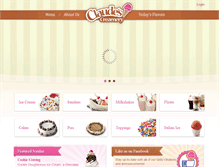 Tablet Screenshot of claudescreamery.com